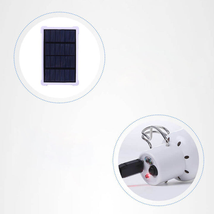Hendig Telt Nødsoler USB Lading LED Utendørs Lys | Skanto