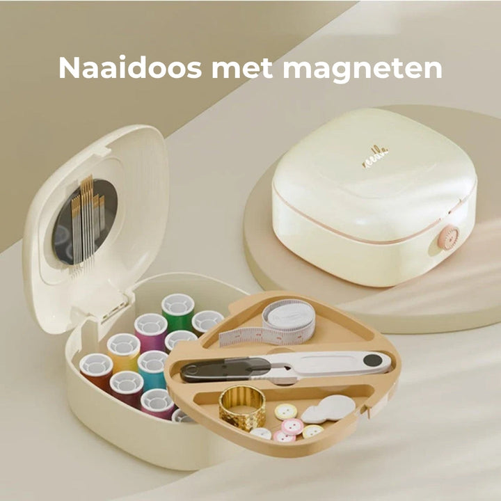 Magnetisk sysett med dobbel-lags boks | Skanto