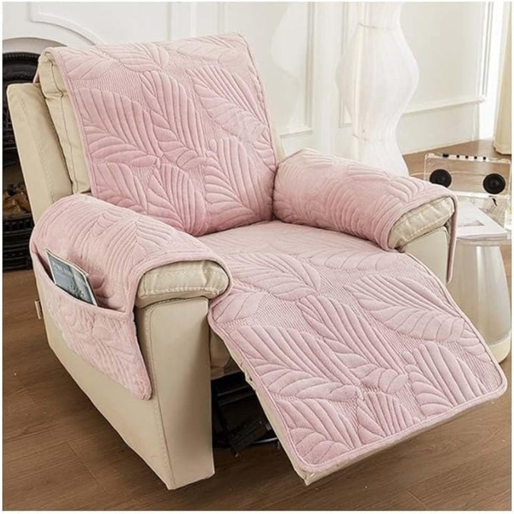 Skanto | Verdant Leaf Pattern Recliner Cover