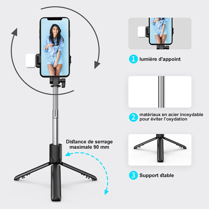 Trådløs Bluetooth mobiltelefonholder 6 i 1 | Skanto