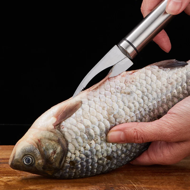 5 i 1 Multifunksjonell Reke Lin Fiskemaw Kniv | Skanto