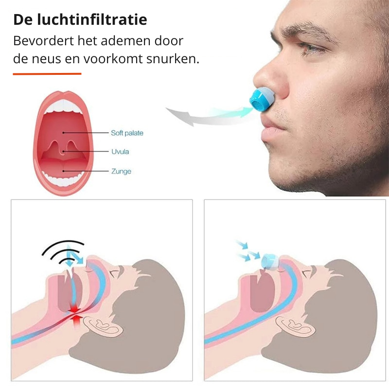 PureSleep 2-i-1 - Anti-snorking og Luftrenser Skanto