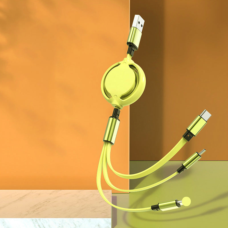 Skanto | 3 i 1 Mobil Lading Kabel Passer for iPhone