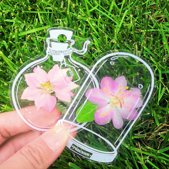 Skanto | Tørkede Blomster Bokmerke Sett