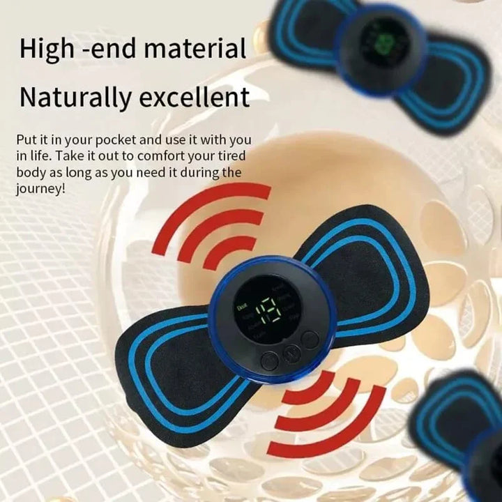 EMS Mini Body Massager Puls Nakke Smerte Lindring Skanto