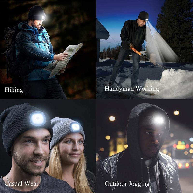 Skanto | LED Strikket Vinterlue