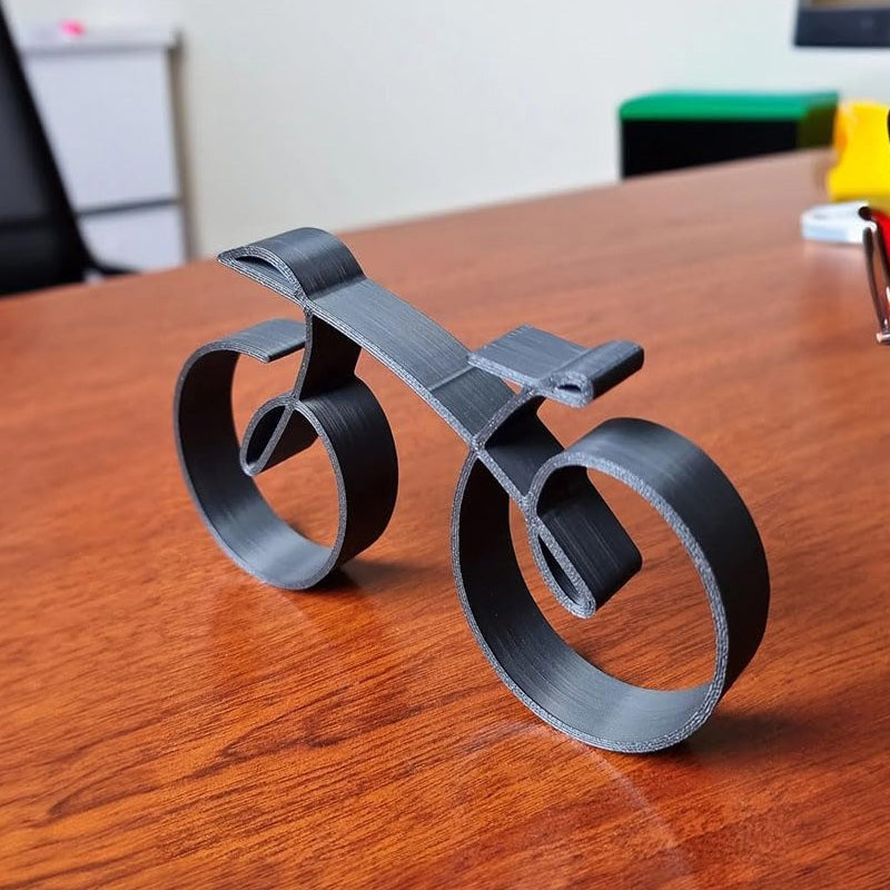 Skanto | Velaro Sykkel Skulptur | Minimalistisk Trådramme Design | Jern Svart | Gaveide for Sykkelentusiaster