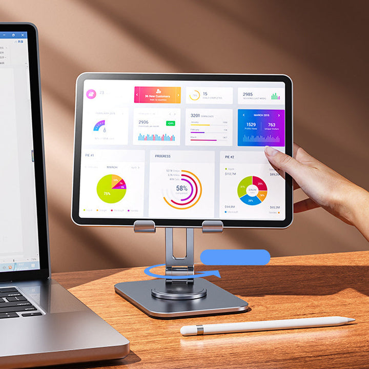 Skanto | Tablet Holder 360 Rotasjon Justerbar Sammenleggbare Holdere