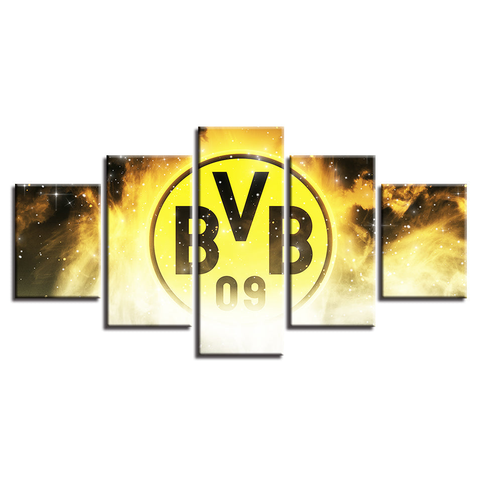 Borussia Dortmund 5 Stykker - Lærret Veggkunstmaleri | Skanto