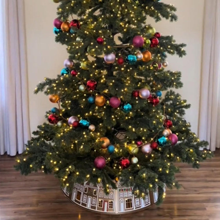 Skanto | LED Juletrekjole – Lebkuchenhus Design i PVC
