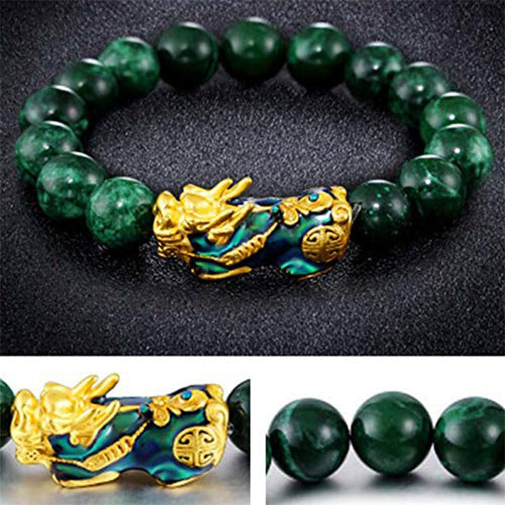 Skanto | Jade Pi Xiu Rikdom Magnet Armbånd