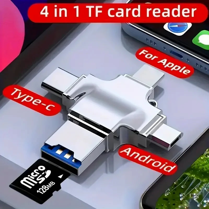Skanto | 4 I 1 Flash Drive Kortleser