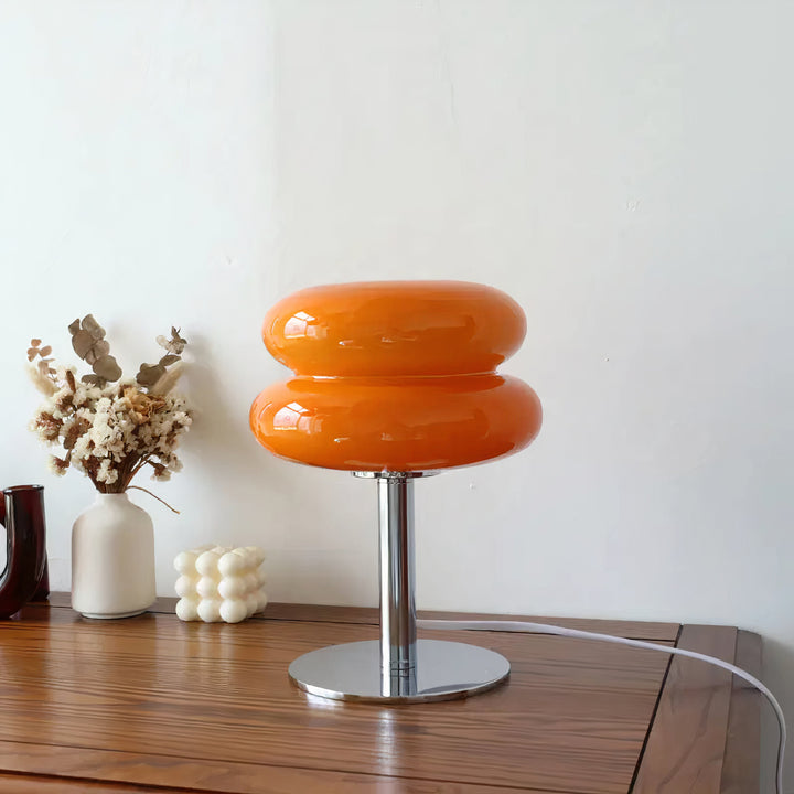 Skanto | Bordlampe Retro Glasskjerm