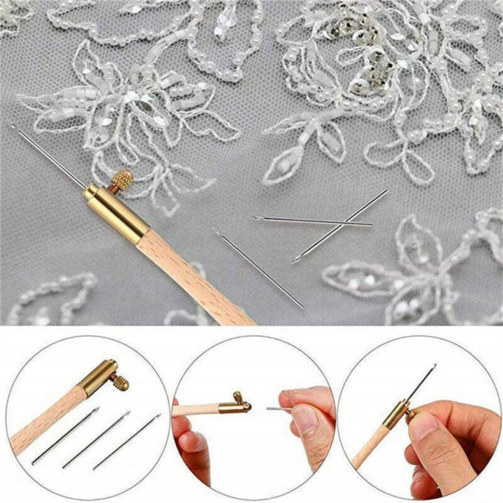 Fransk broderi hekle sett | Skanto