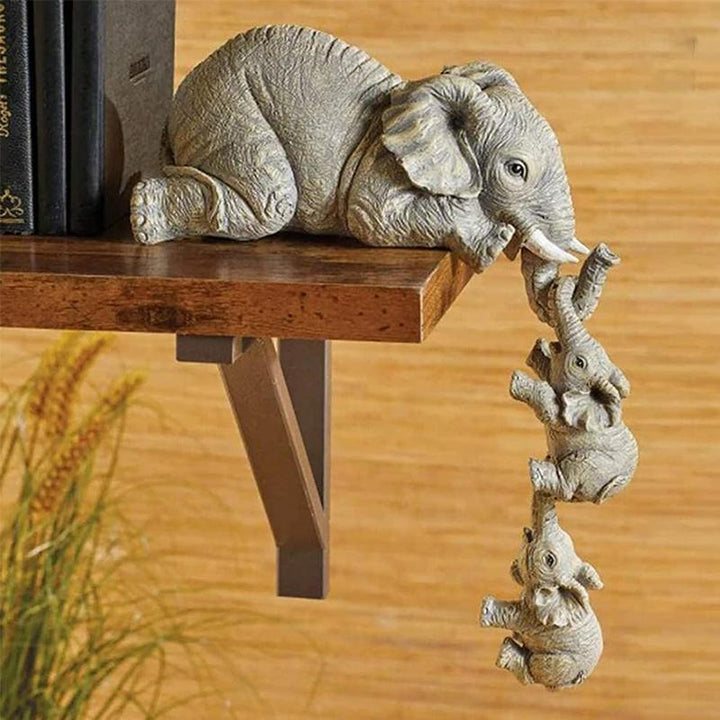 Skanto | Elefant sitter håndmalte figurer