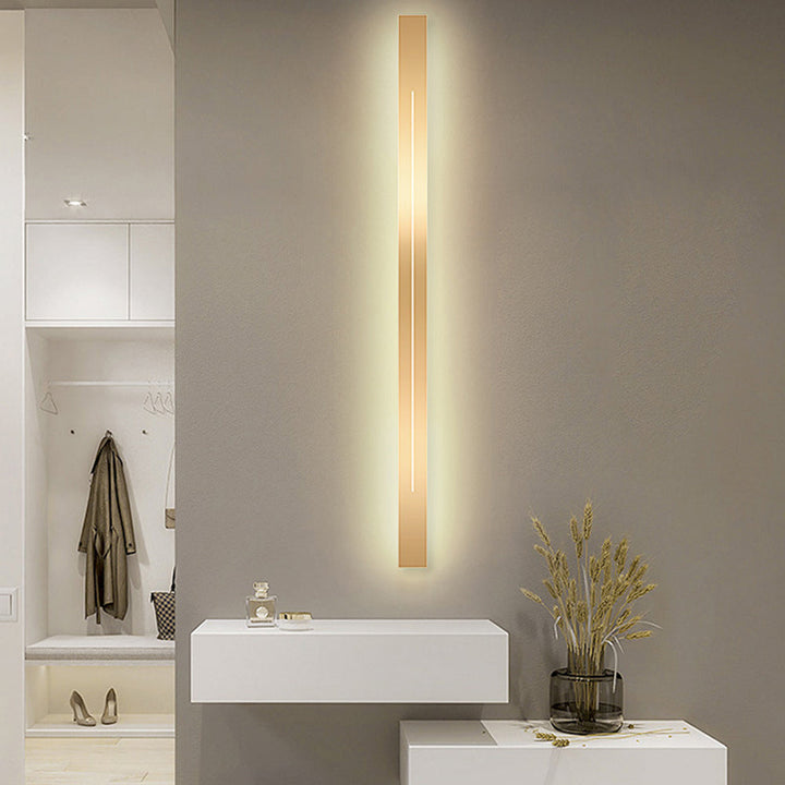 Moderne LED Vegglampe - LumièreGold | Skanto