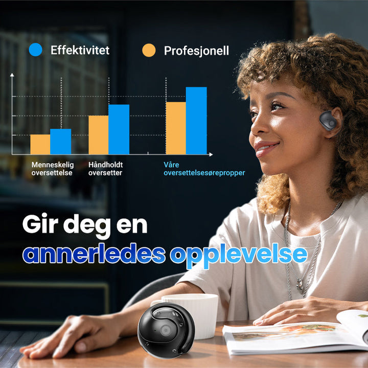 Skanto | Smarte Trådløse Bluetooth Oversettelses Ørepropper
