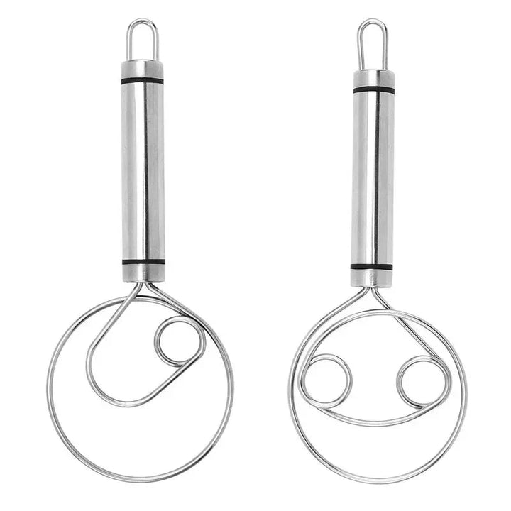 Skanto | Robust Rustfritt Stål Dansk Deigvisp – Holdbart, Ergonomisk Design for Allsidig Baking & Matlaging