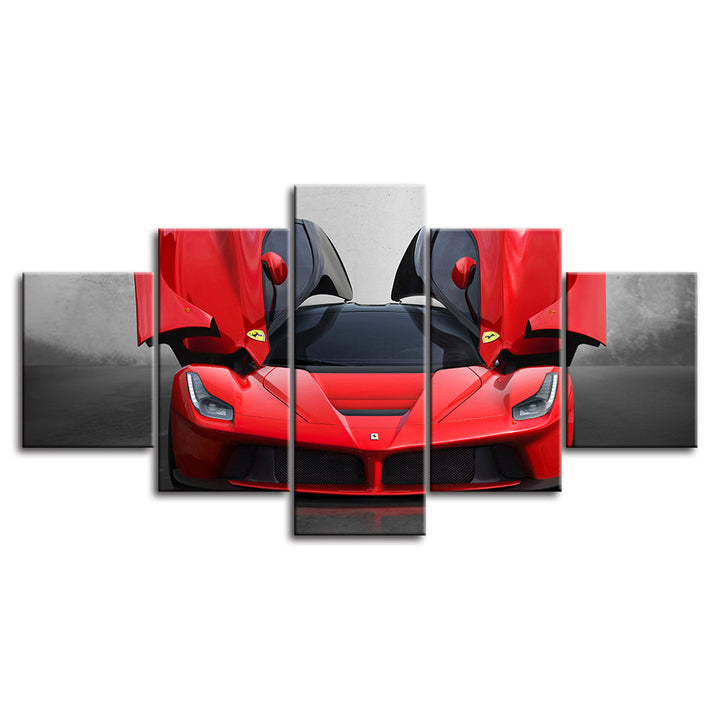 Luksus Ferrari Bil - Lerret Veggkunst Maleri