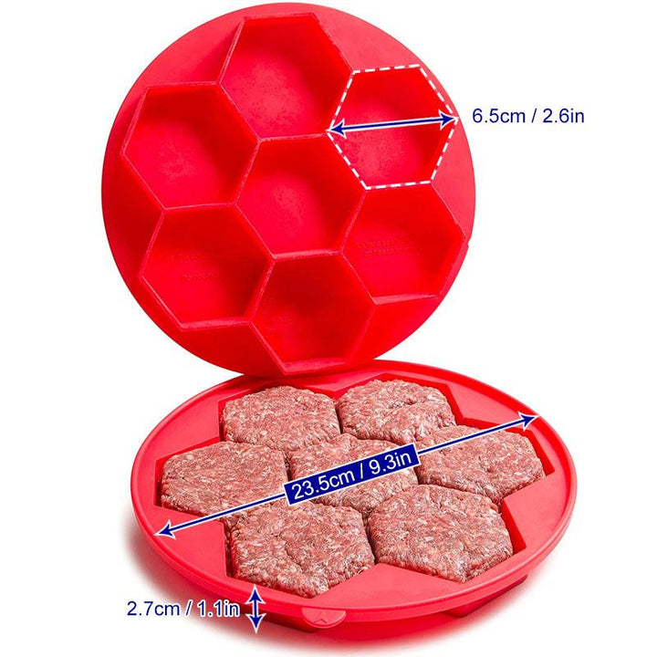 Hexagonal Burger Kjøttform | Skanto