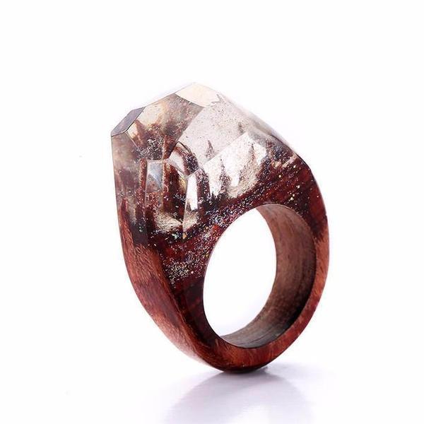Quanta - Snøfall Harpiks Ring | Skanto