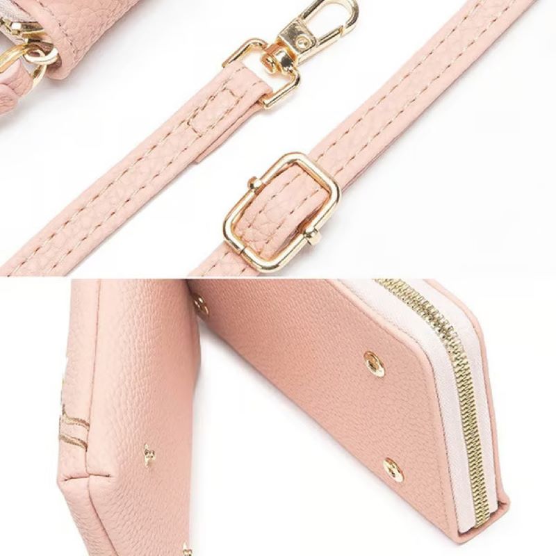 Skanto | Brodert kvinne crossbody lommebok
