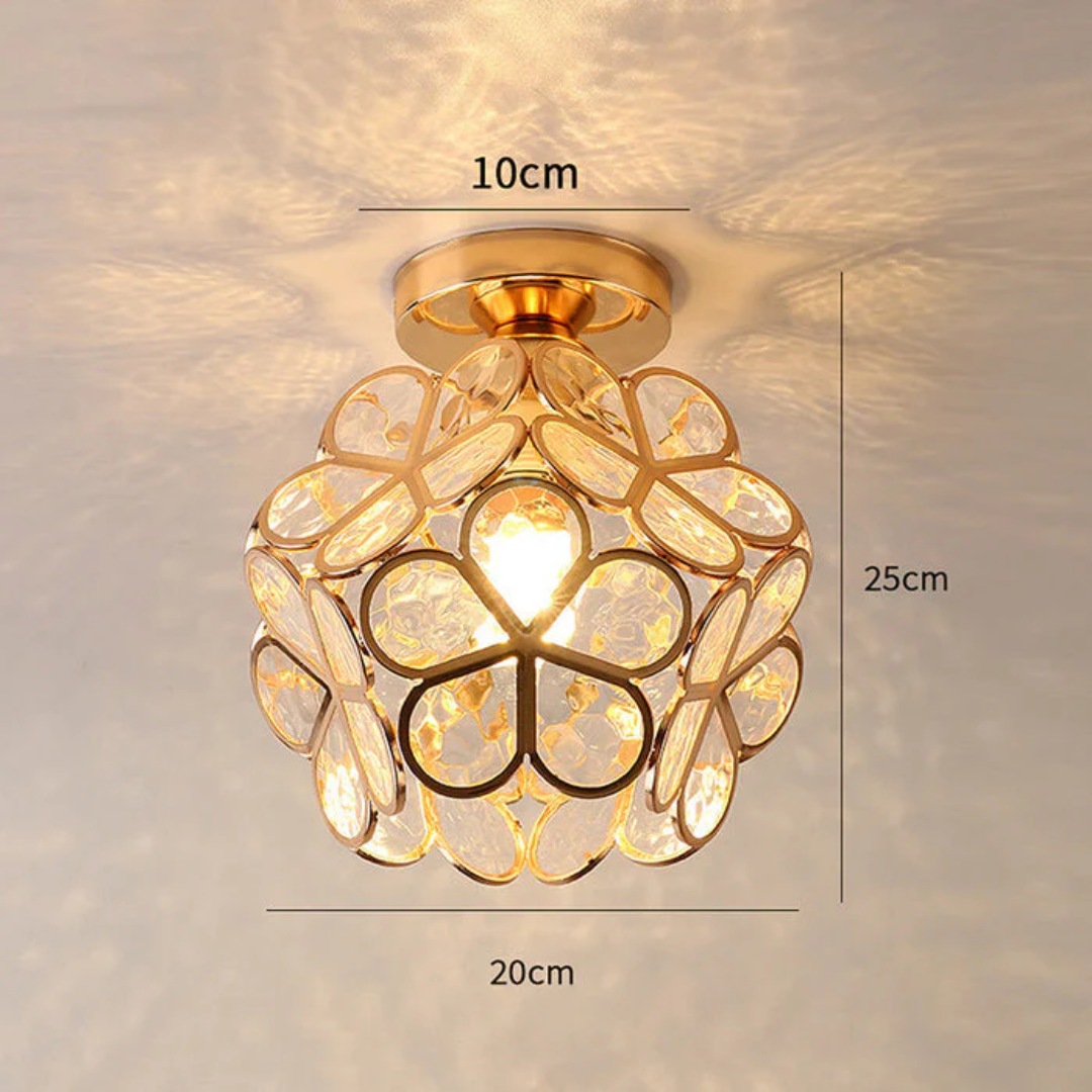 Skanto | Luksus Glass Blomst Taklampe