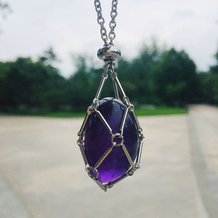 Skanto | Krystallstein Choker Halskjede