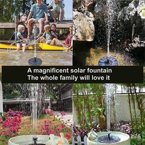 Skanto | Solar Bionic Fountain for Gardens Fødselsbad for Gulv / Grunn