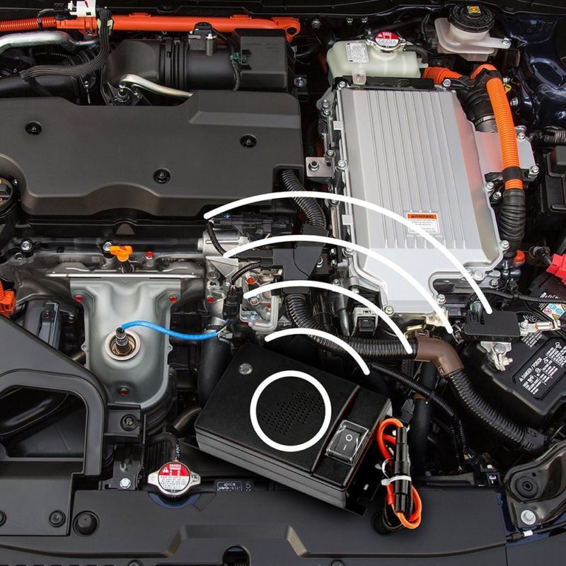 Skanto | Ultralyd Billus Repeller | Bærbar. Selvdrevet og Effektiv for Kjøretøybeskyttelse mot Skadedyr