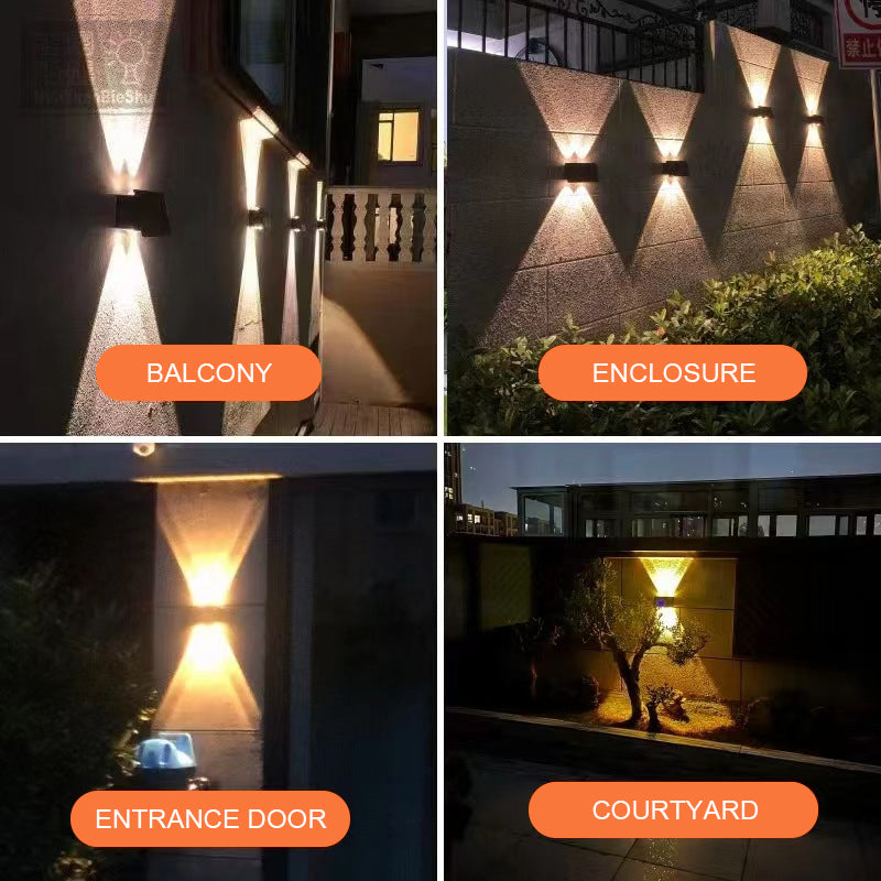 Skanto | Solaranlegg Utendørs Vegglampe