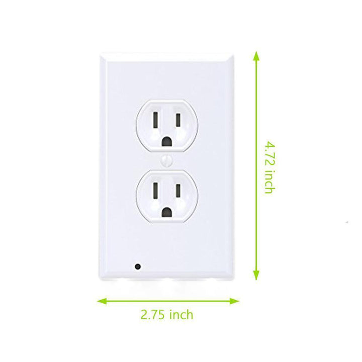 Skanto | Outlet veggplate med LED nattlys