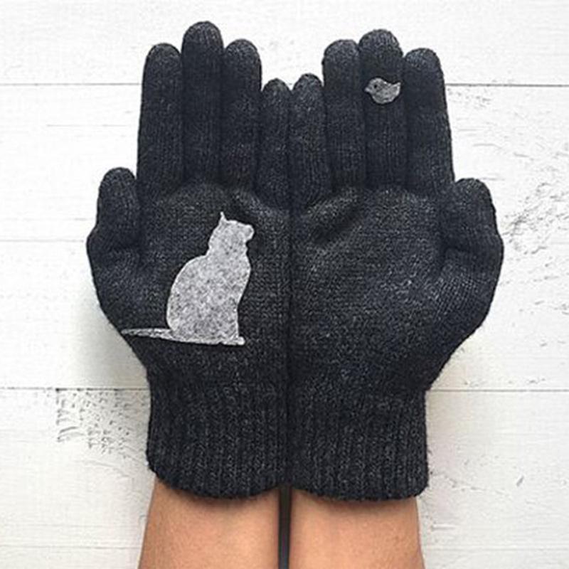 Skanto | Katte Fan Bomull Hansker