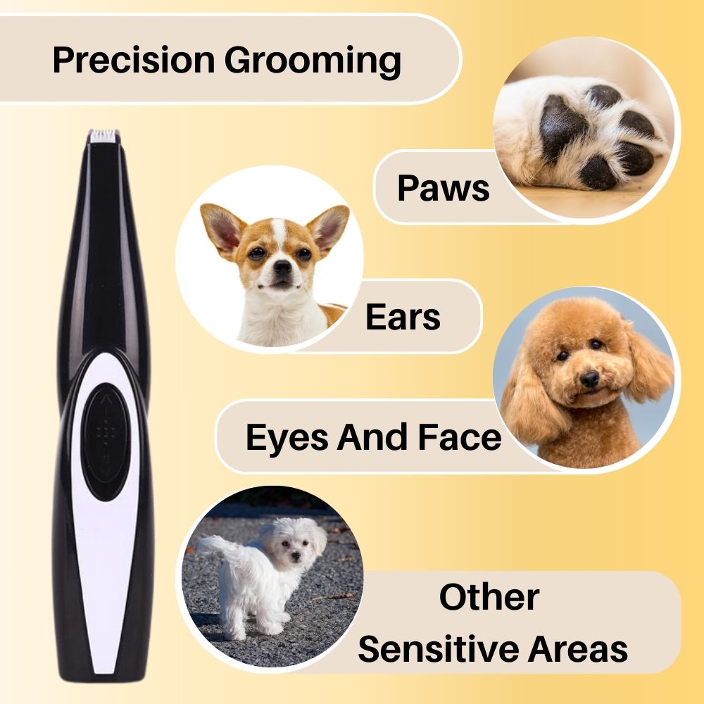 Skanto | Pet Trimmer FellEase | Whisper Quiet & Precise | Safe Cutting | Ergonomisk