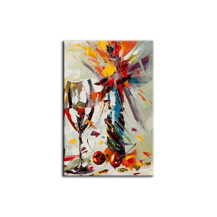 Abstract Summer - Canvas Wall Art Painting | Skanto
