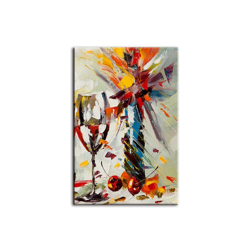 Abstract Summer - Canvas Wall Art Painting | Skanto