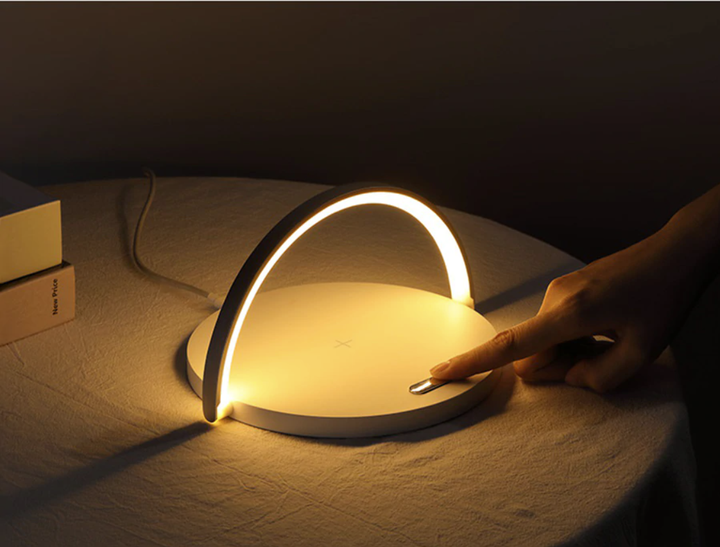 Skanto | Bowlight Design 3-i-1 Nattlys – Trådløs Lader & Lampe