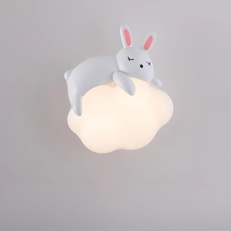 PandaGlow Lampe - Søt LED Vegglampe for Barn Skanto