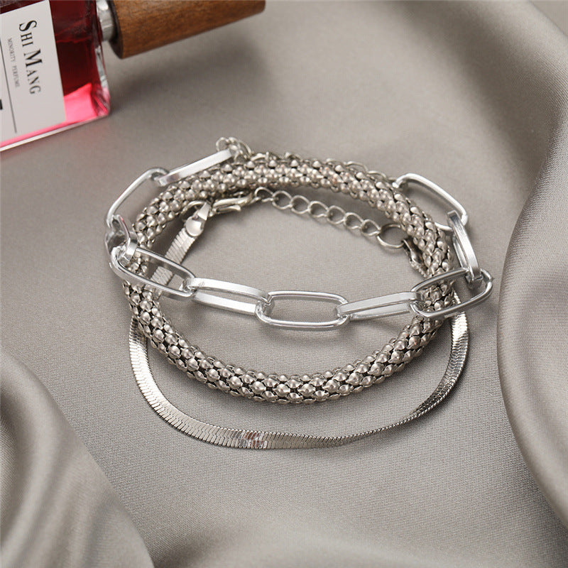 Skanto | 3 stk Chunky & Elegant Armbåndstabel