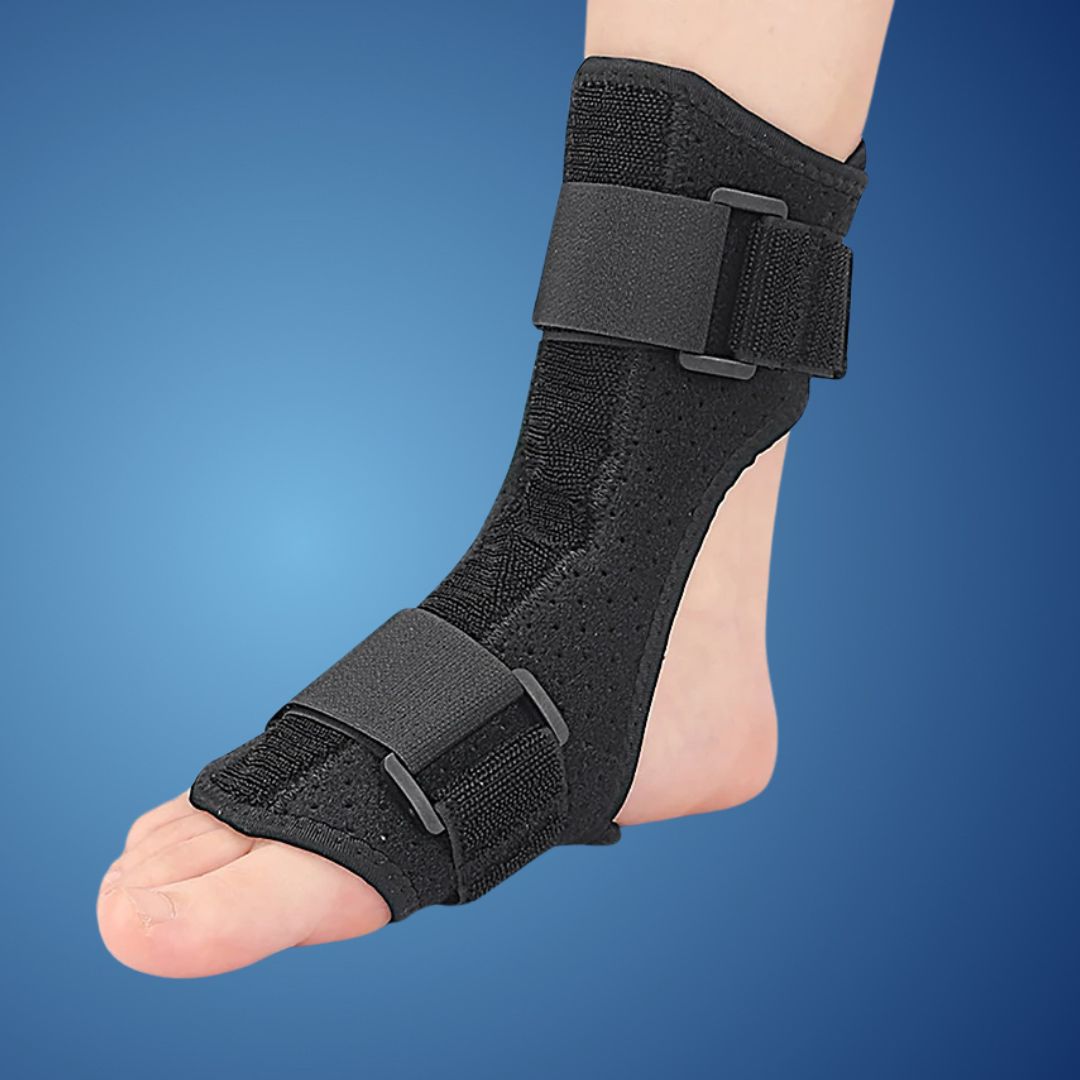 StrideGuard Drop Foot Brace Support | Fot- og Ankelstøtte - Hever Frontfot - Forbedrer Ganglag - Reduserer Fall - Lindrer Smerte for Mobilitetshjelpemiddel Skanto