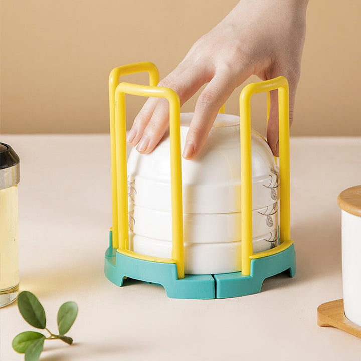 Bowl Plate Holder Drain Rack | Skanto