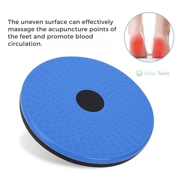 Skanto | Waist Whisper Twisting Disc Pro | Magnetisk Massasje Balansebrett for Kjerne Styrke & Midje Trening Hjemme