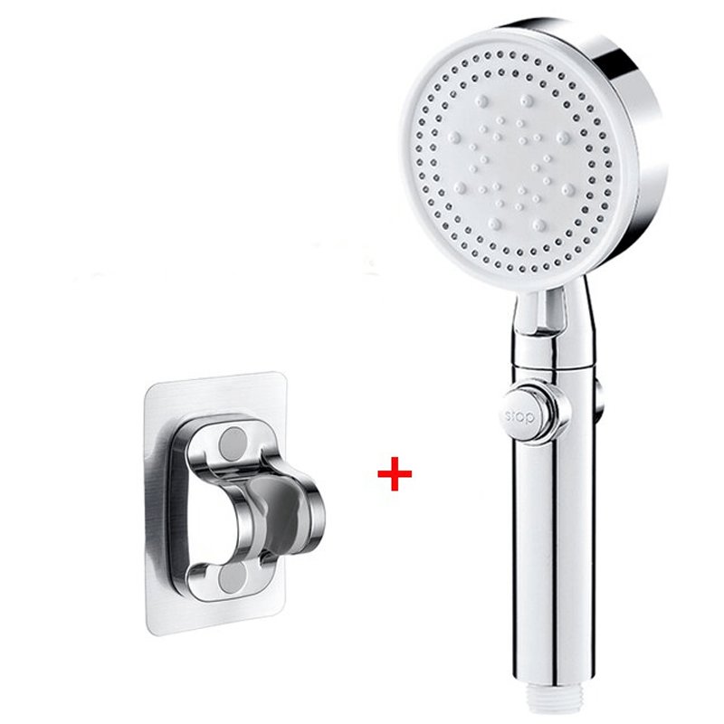 FlowControl Dusjhode med 5 innstillinger og trykknapp | Skanto