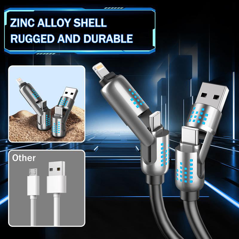 Skanto | 240W 4-i-1 USB-C Hurtiglading Kabel