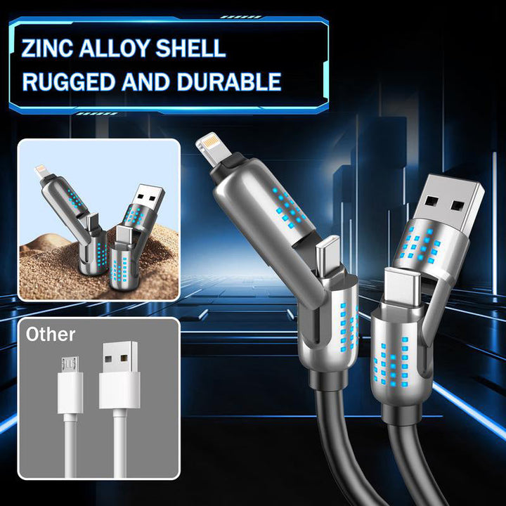 Skanto | 240W 4-i-1 USB-C Hurtiglading Kabel