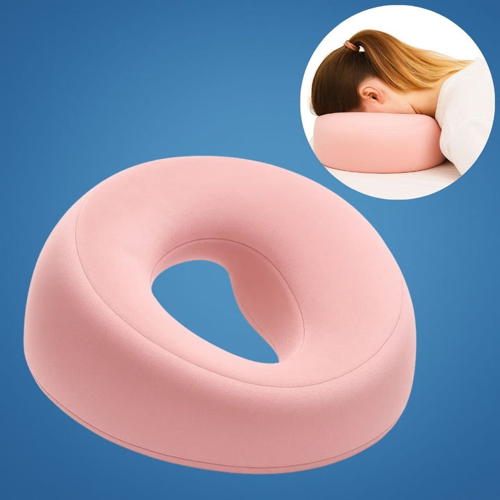 FaceEase | Face‑Down Pillow – Trykkavlastende støtte – Konturert minneskum – Ideell for massasje, skjønnhet og mage-sovende Skanto