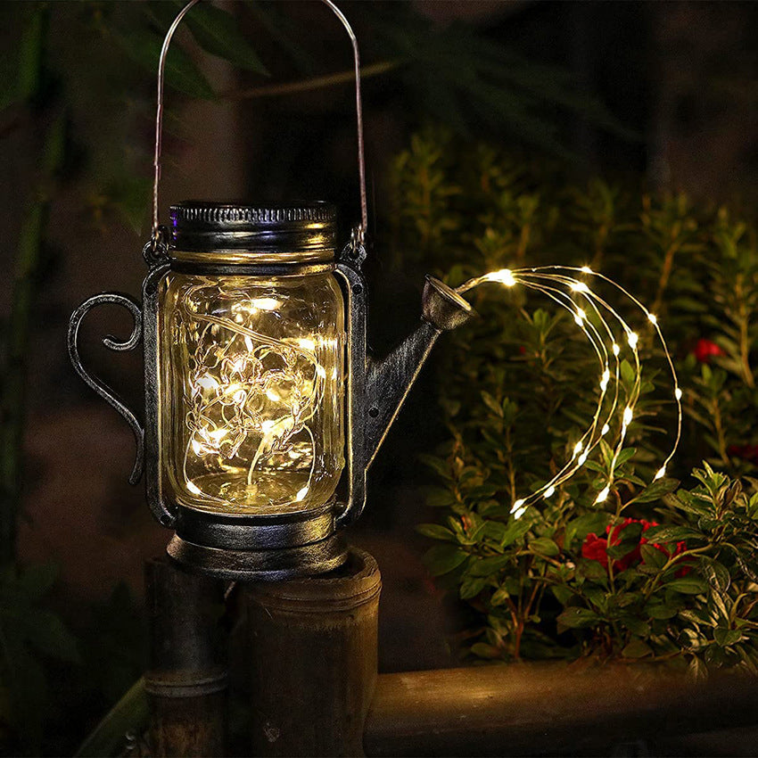 Solar Creative Fairy Frosted Glass Jar LED Utendørs Lys | Skanto