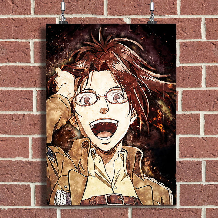 Morsomt anime-jente – lerretbilde
