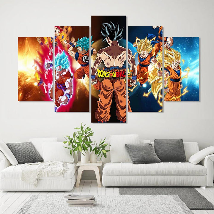 Dragon Ball Z - Lærred Veggkunst Maleri