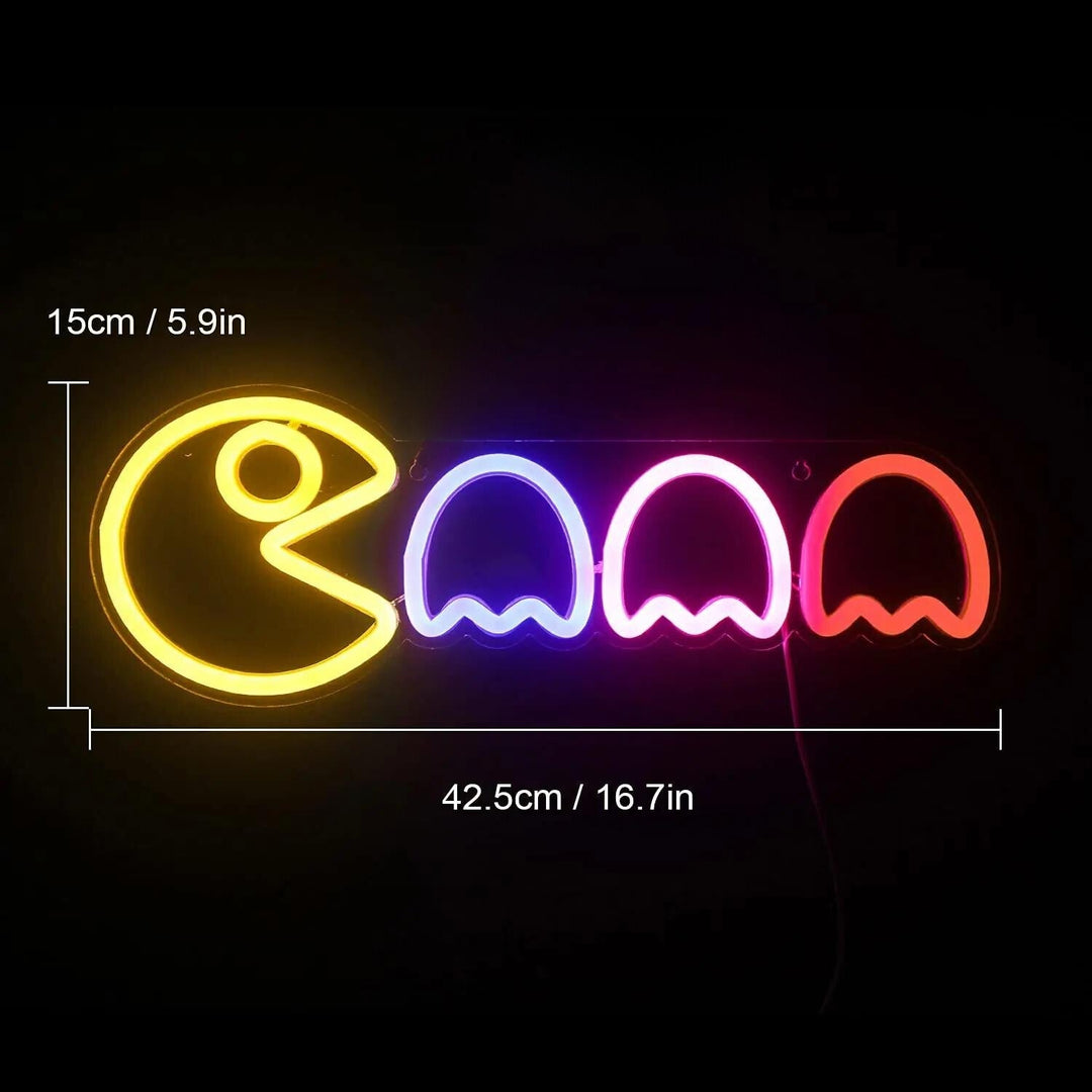 GhostBlaze Neon Lampe - Spøkelsesaktig Stilig Lys | Skanto
